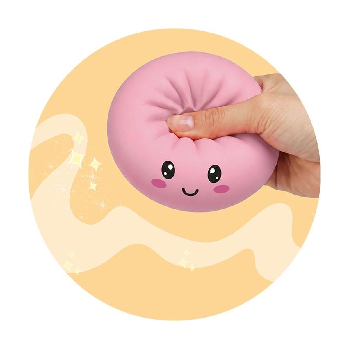 Squishy Dumpling 9,7cm (verschiedene Designs, 1 Stück)