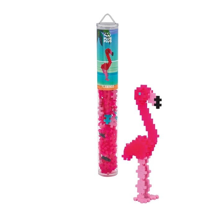 PLUS PLUS Mini-Bausteine Flamingo 100 Stück