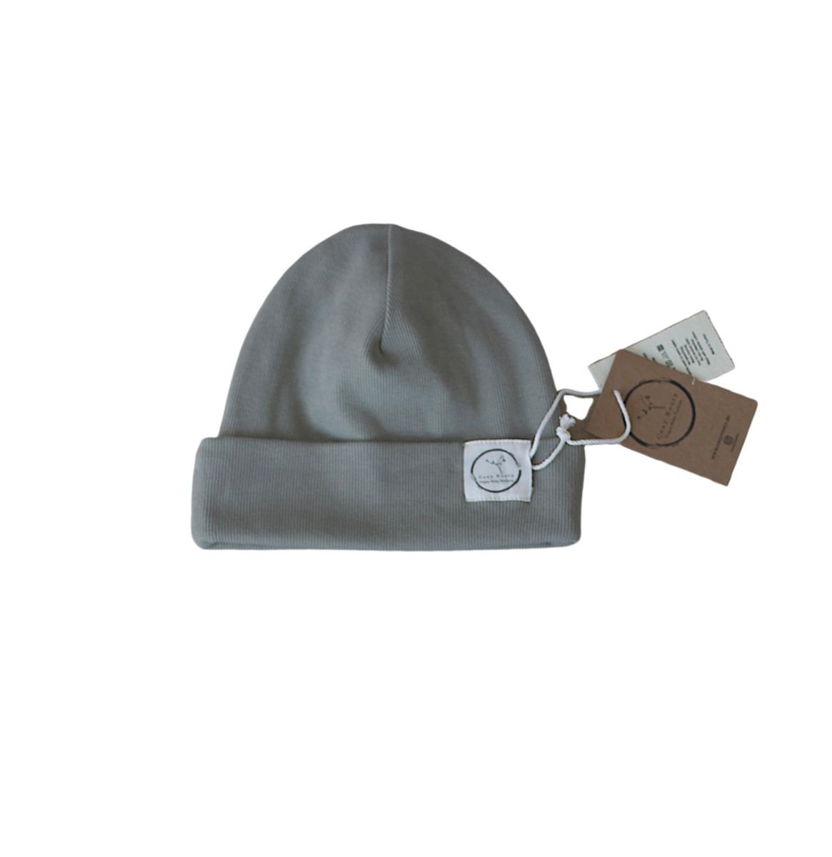 Beanie khakifarben GOTS - ab 46 cm