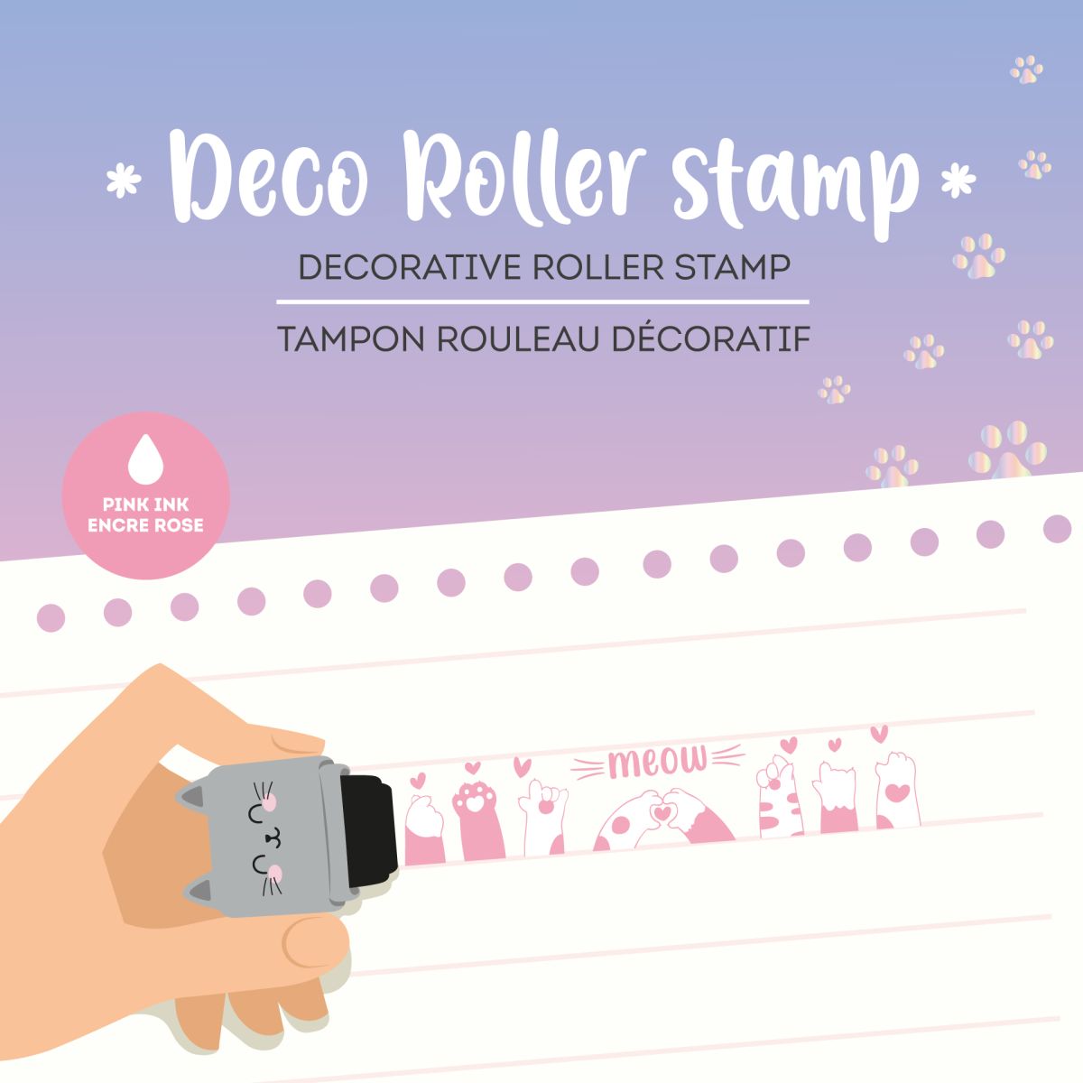 Deko-Rollstempel Kitty - Legami