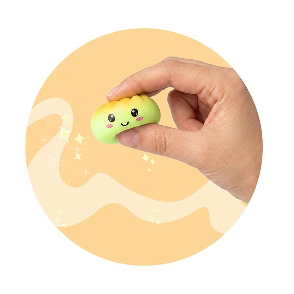 Rainbow Squeeze Soft-Dumpling 6cm (verschiedene Designs, 1 Stück)