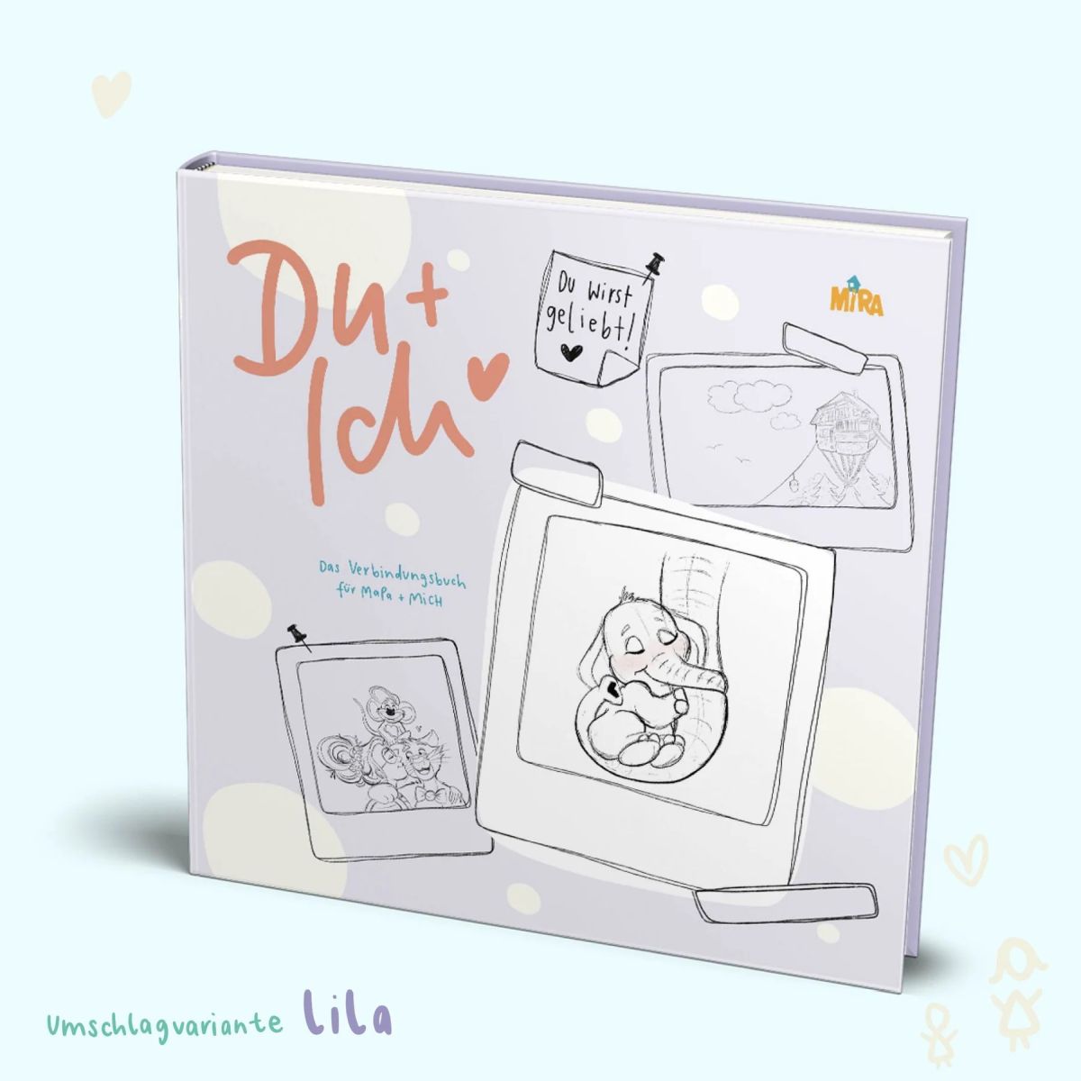 Du + Ich - Das Verbindungsbuch lila - Mira und das fliegende Haus