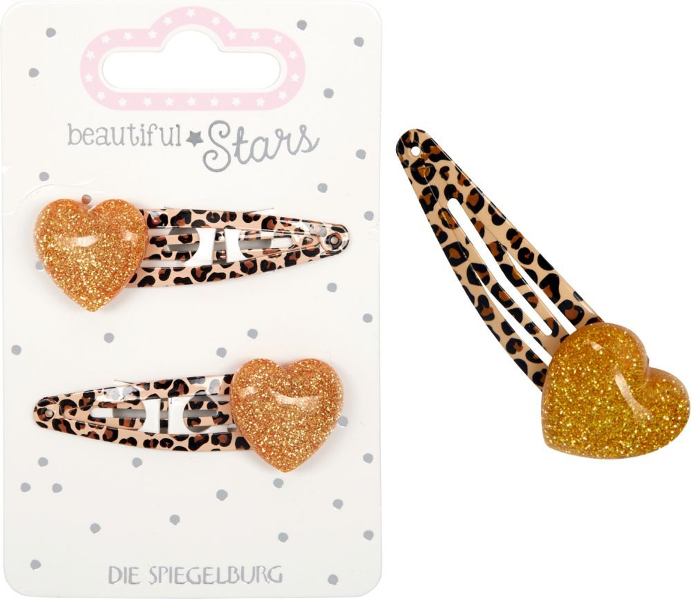 Haarclips Herz - beautiful Stars (versch. Designs, 1 Stück)