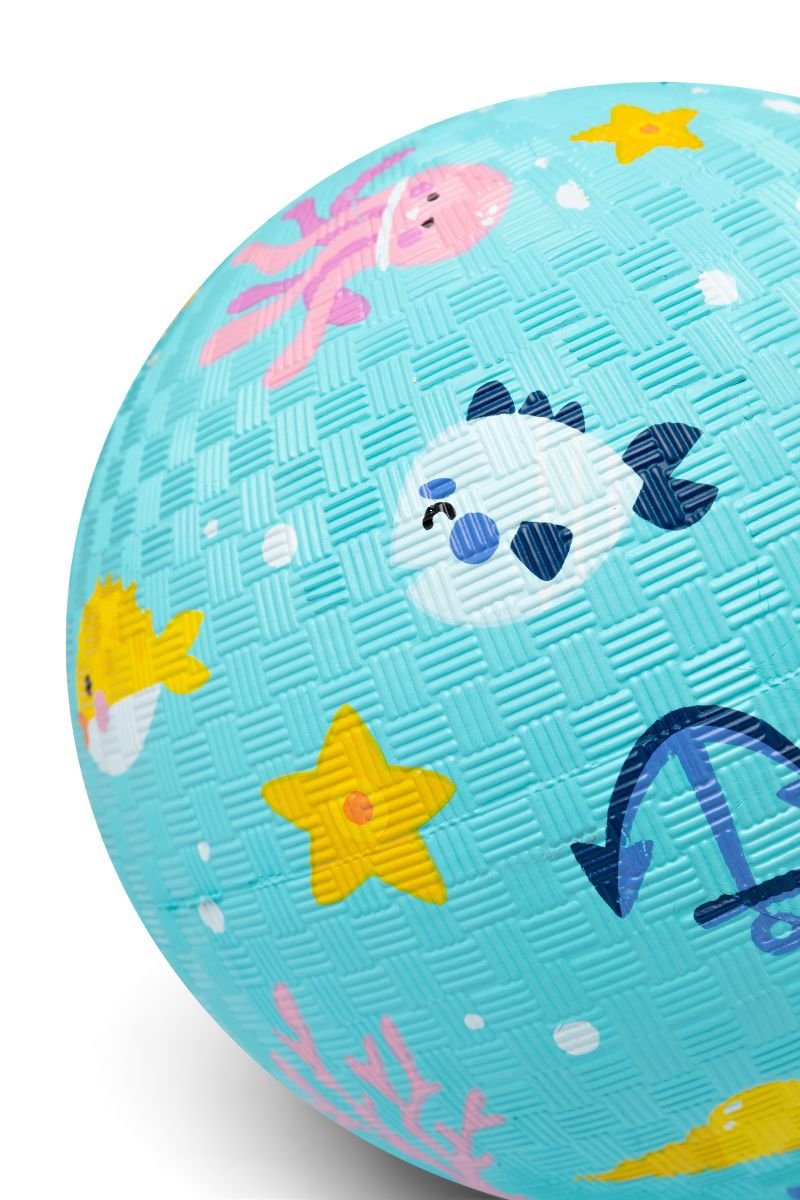 Kinder Spielball Naturkautschuk 13cm Unterwasser türkis -Little L