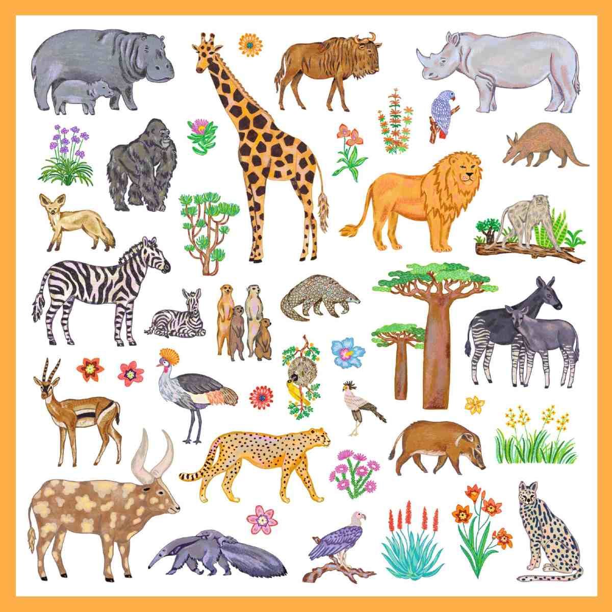Sticker: Kenia - Djeco