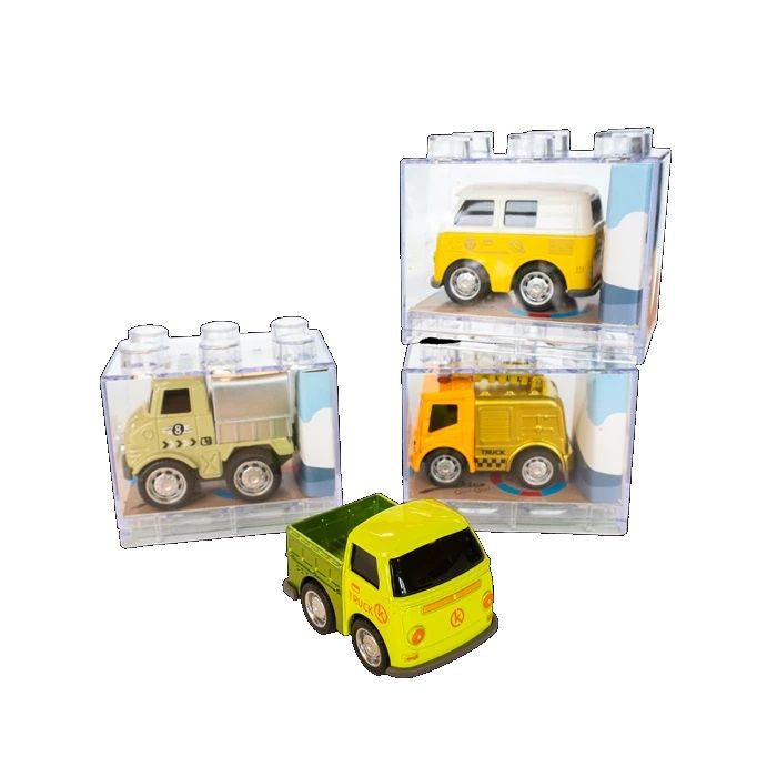 Rookies Pull Back Spielzeugauto: Nutzfahrzeuge (verschiedene Designs, 1 Stück)