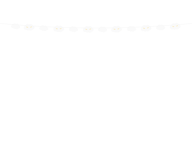Girlande Little Star Wolken - Party Deco