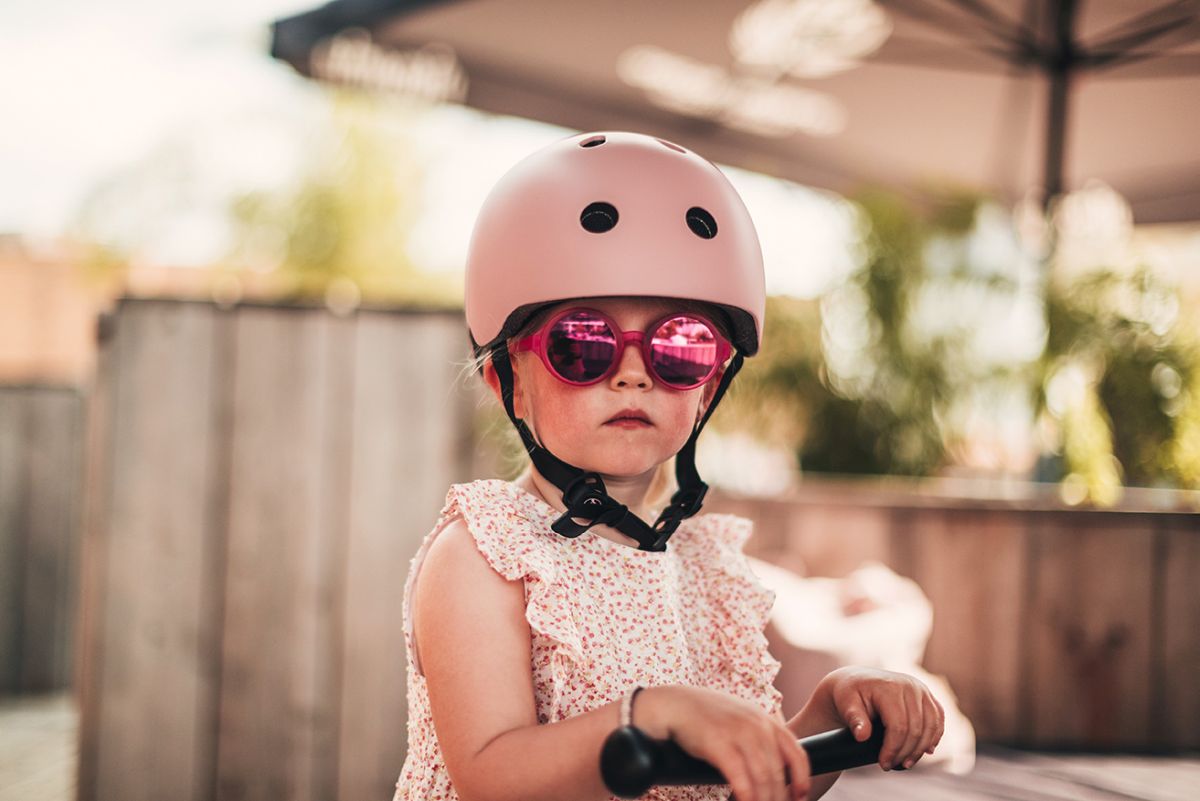 Kinderhelm S-M rose (51-55cm) - Scoot and Ride