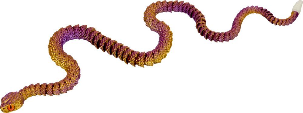 Kristall-Tier Klapperschlange (versch. Designs, 1 Stück)
