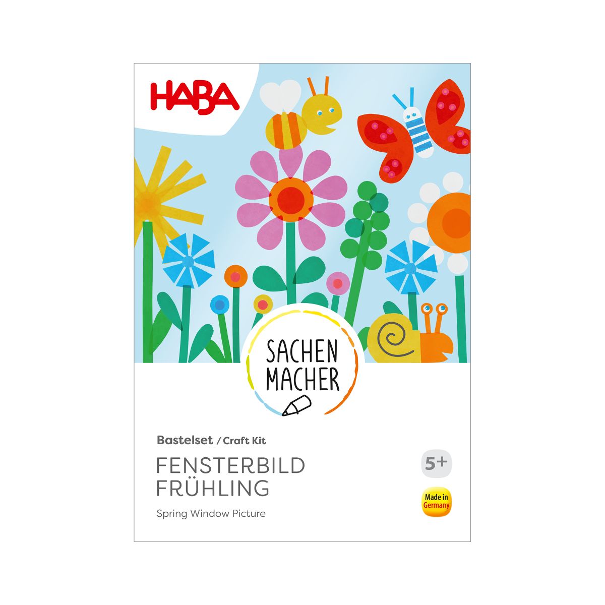 HABA Bastelset – Fensterbild Blumenwiese