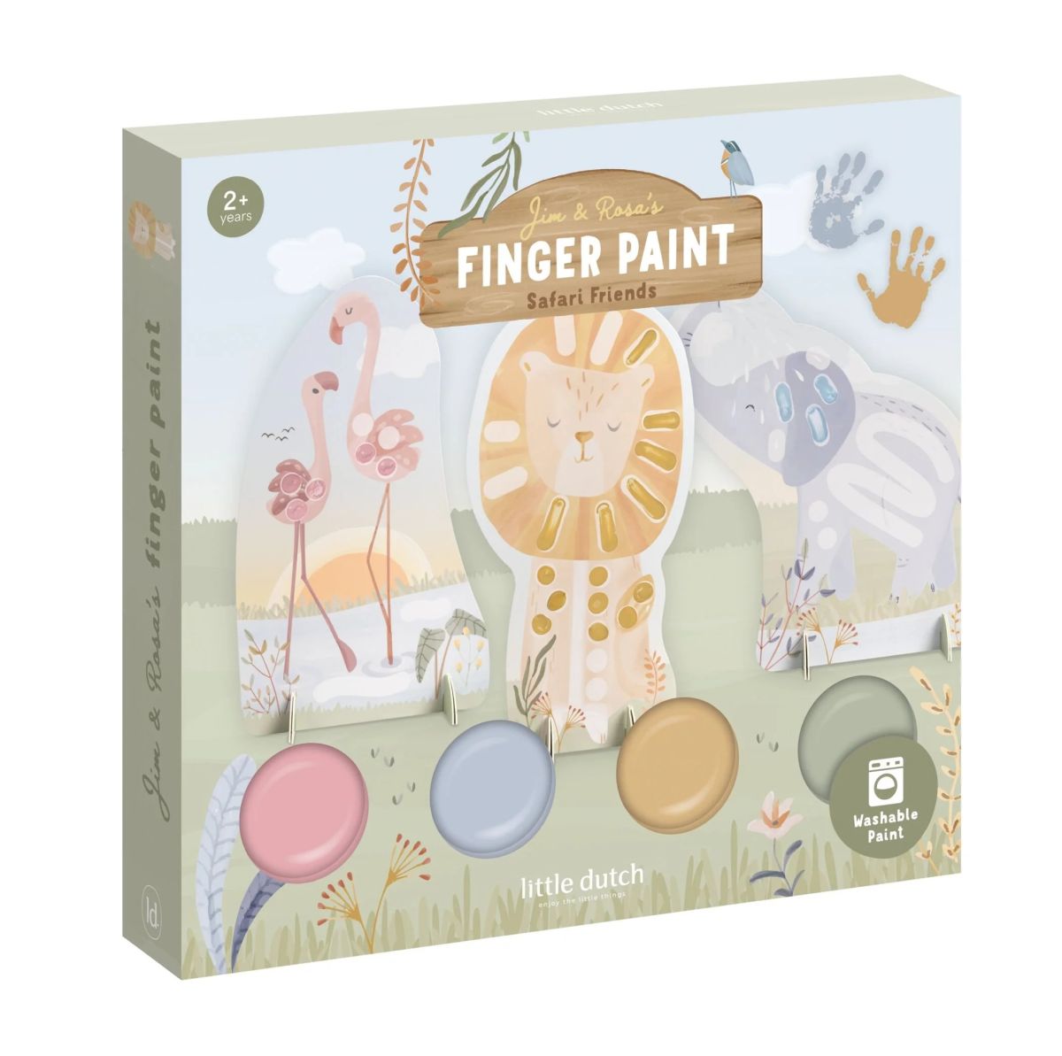 Fingerfarben Safari Friends - Little Dutch