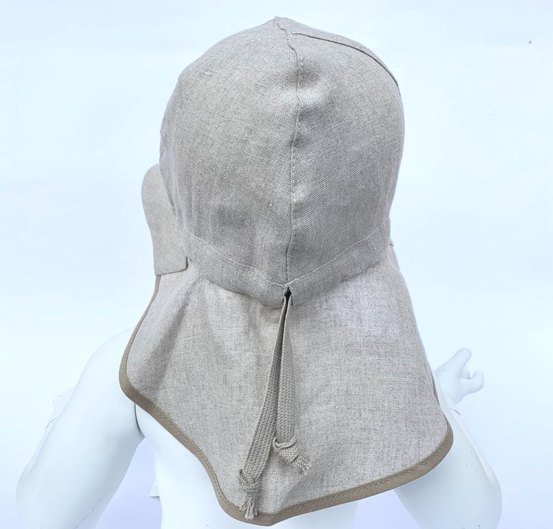 Sonnenhut Feuerwehr Leinen beige Gr. 56