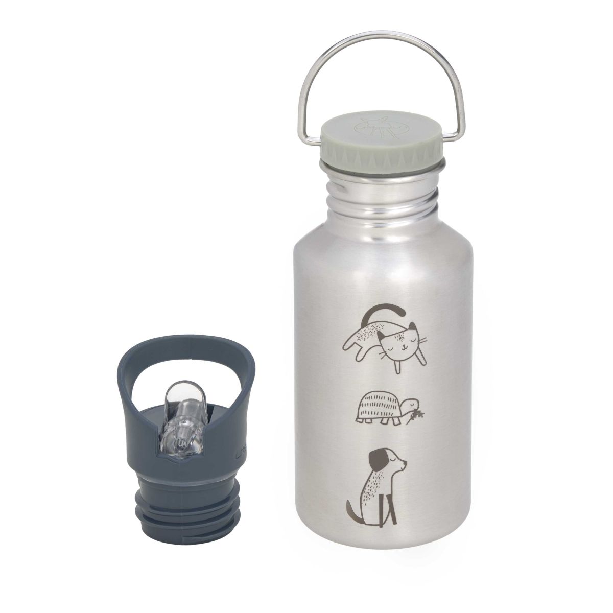 Kinder Trinkflasche Edelstahl Happy Prints  - Lässig