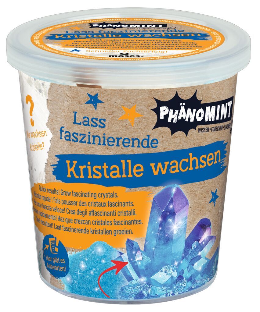 PhänoMINT Kristalle züchten (verschiedene Designs, 1 Stück)