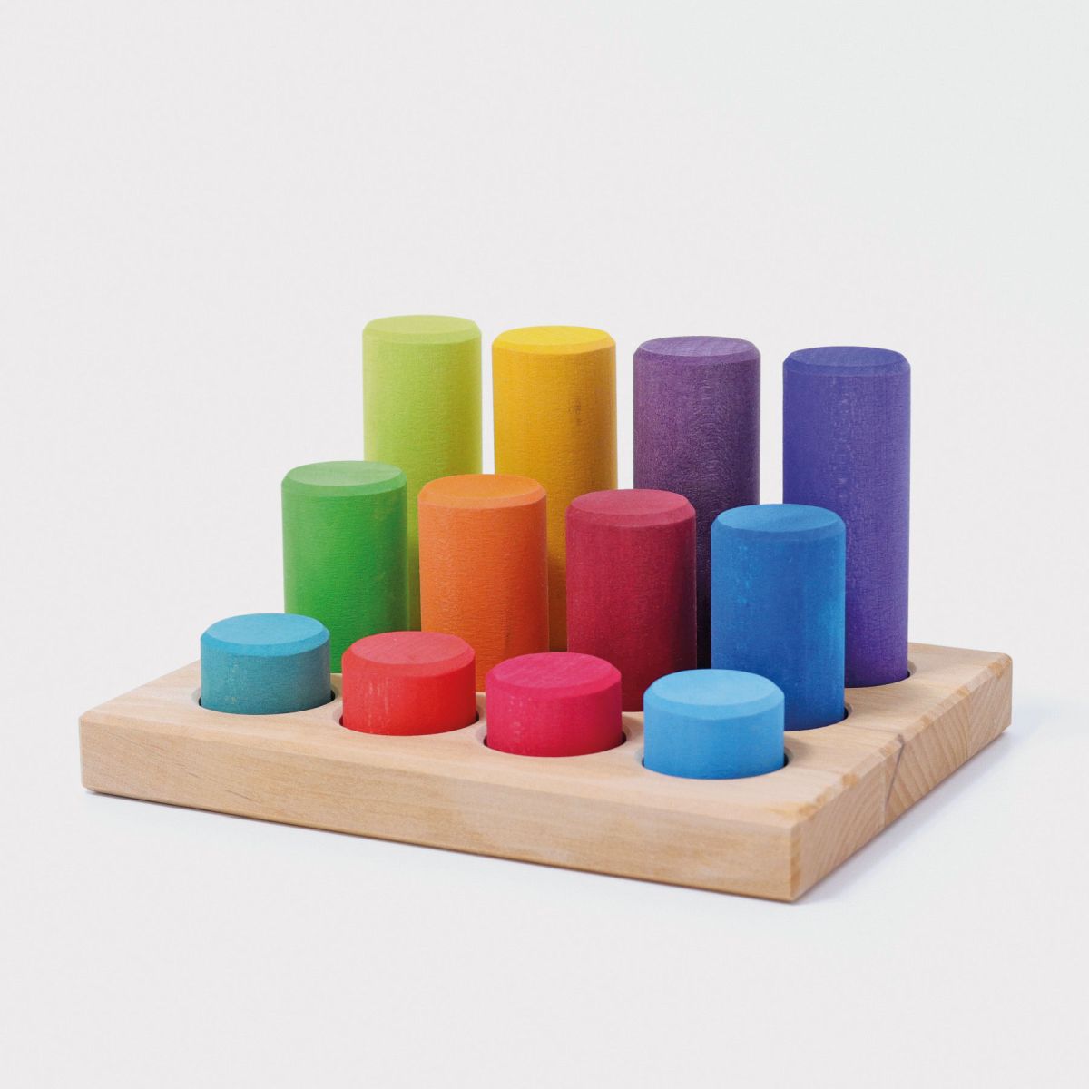 Grimm`s Steckspiel kleine Walzen Regenbogen 10575