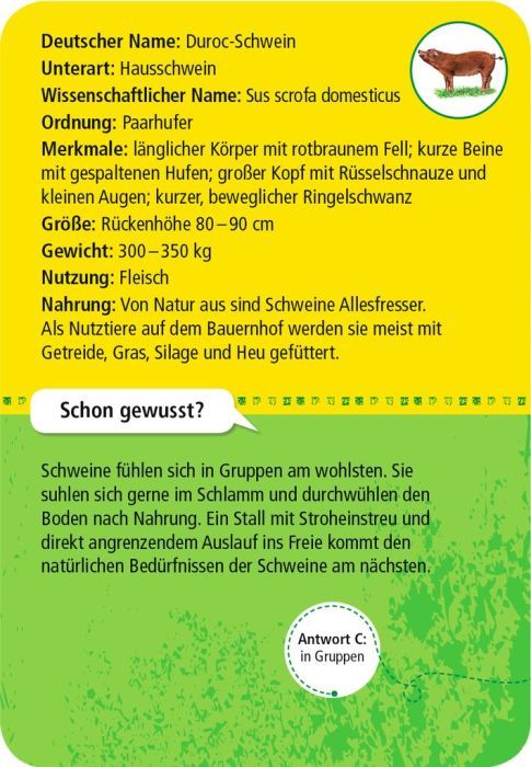 Expedition Natur 50 Tiere auf dem Bauernhof - Moses