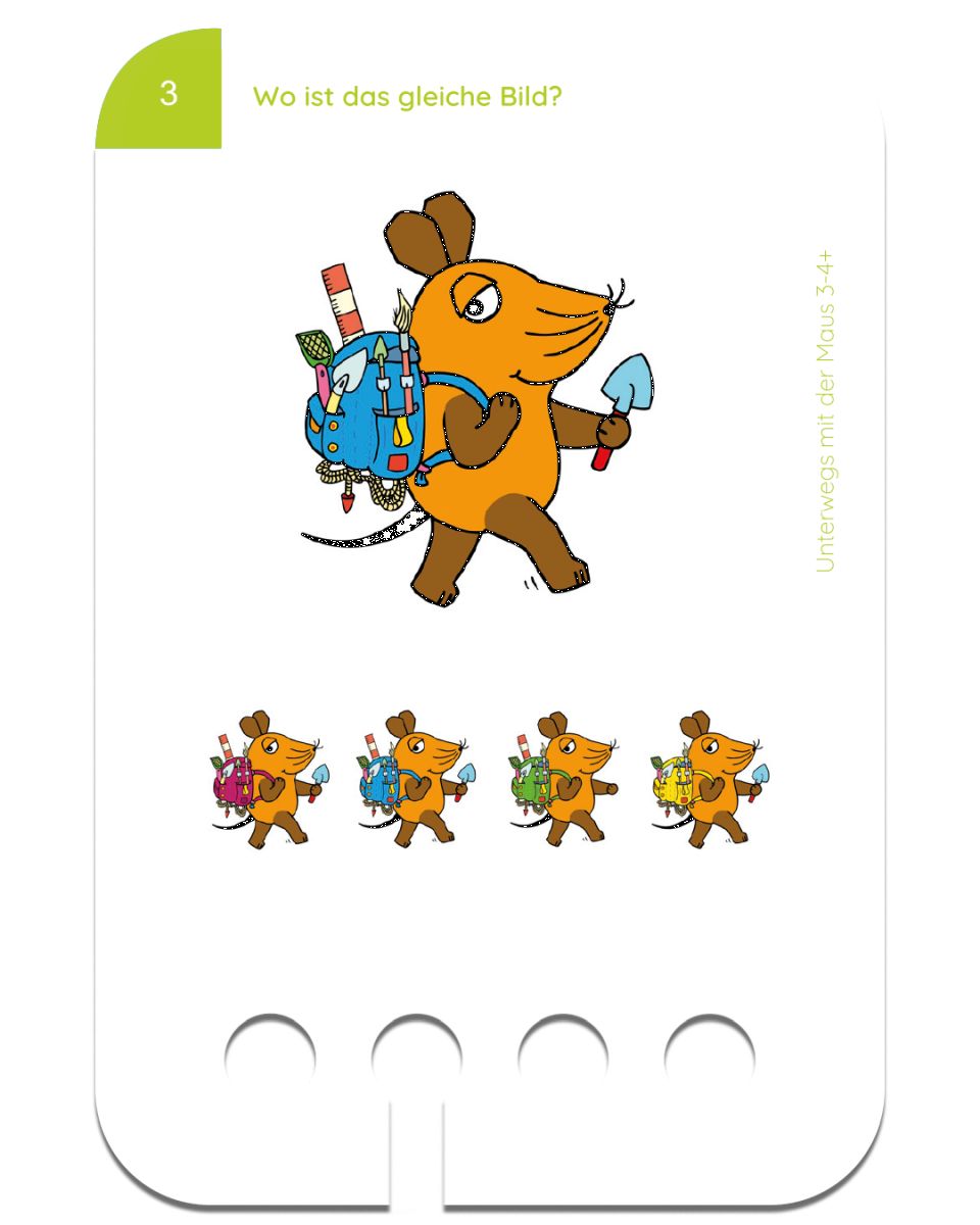 Unterwegs mit der Maus 3-4 - Kölner Lernspielverlag