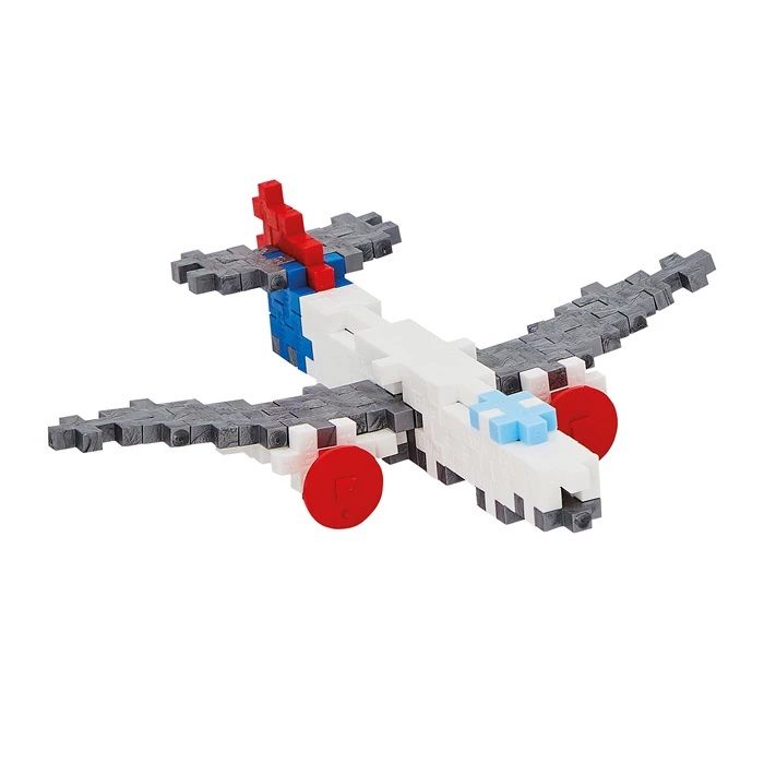 PLUS PLUS Mini-Bausteine Flugzeug 100 Stück