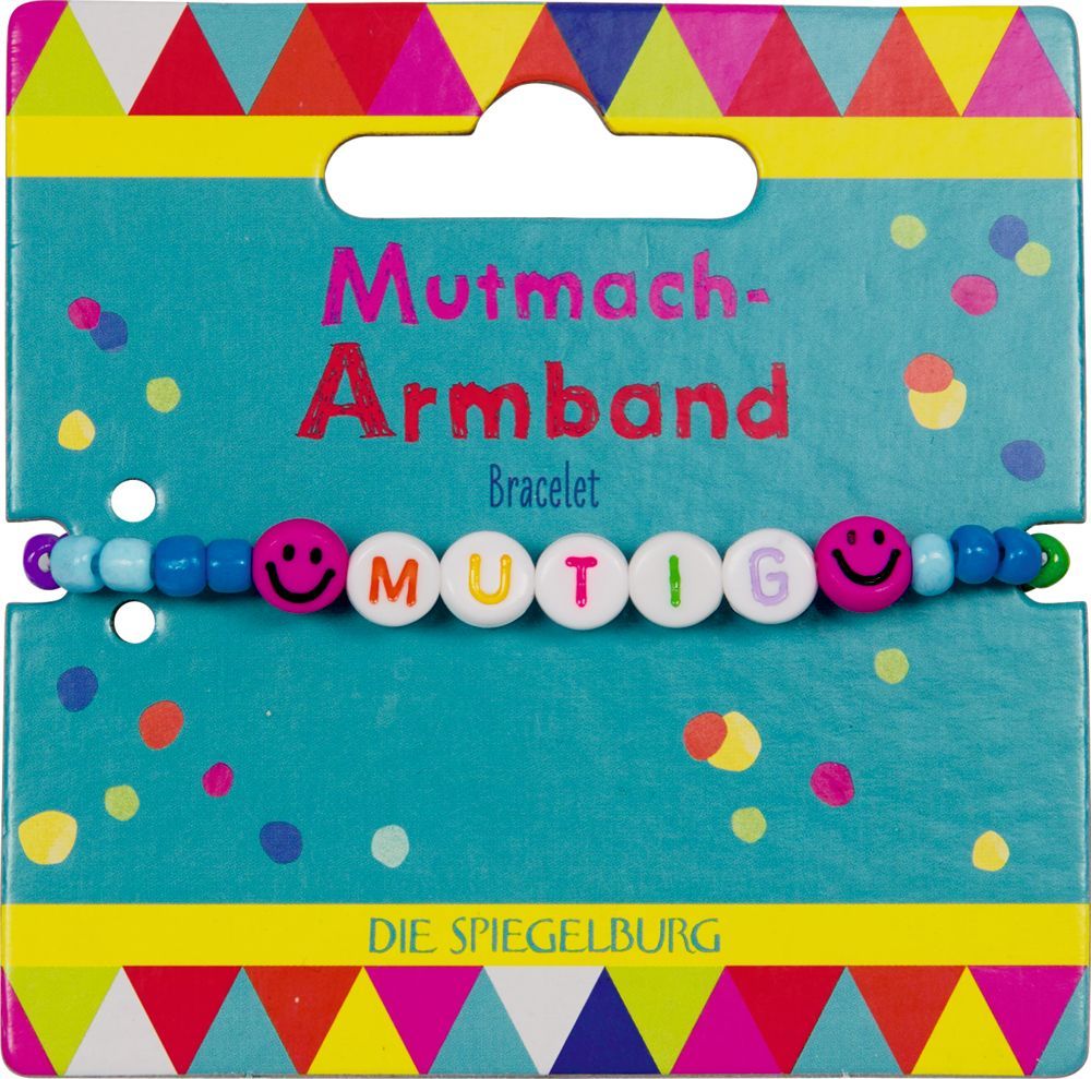 Mutmach-Armband - Bunte Geschenke (verschiedene Designs, 1 Stück)