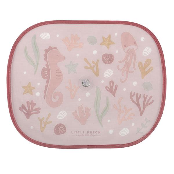 Sonnenschutz Ocean Dreams Pink (2er Set) - Little Dutch