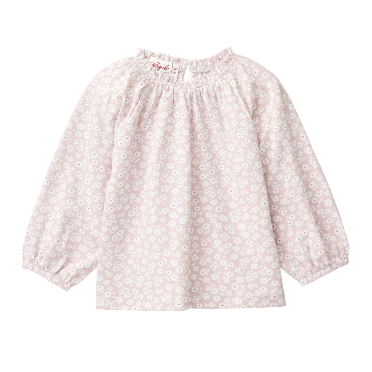 Langarm-Shirt rosa Veilchen - 74-80