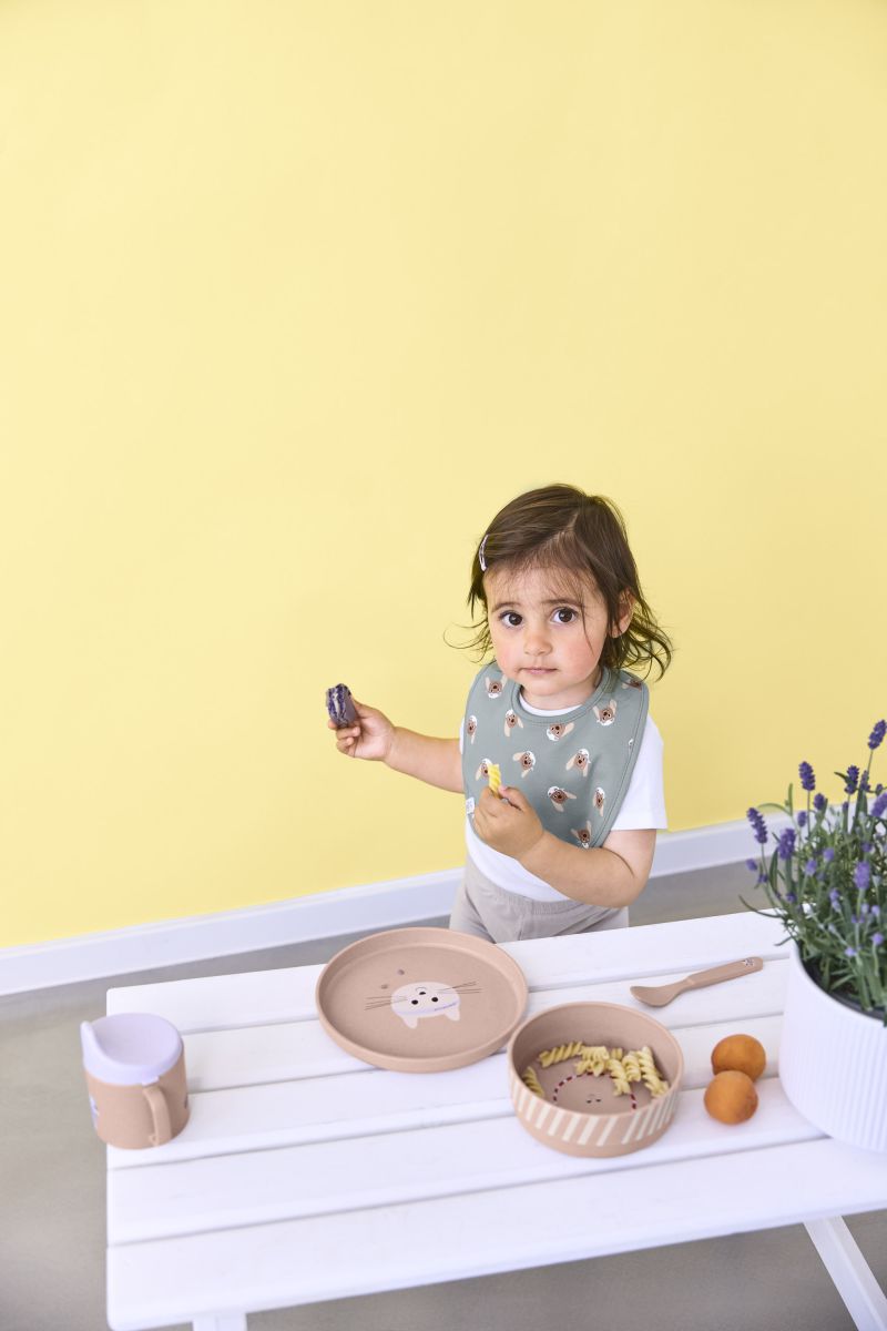 Kindergeschirr-Set Tiny Team Cat (4-teilig) - Lässig