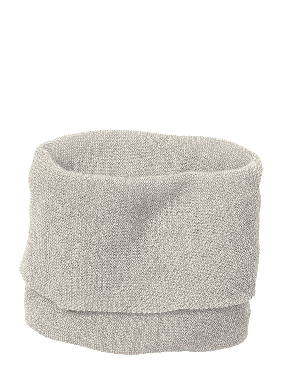 Disana Schlauchschal gestrickt grau-natur