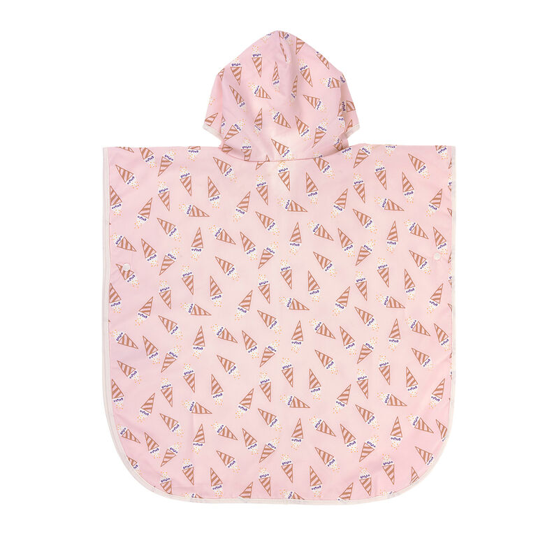 UV Badeponcho Kinder IceCream pale pink - Lässig