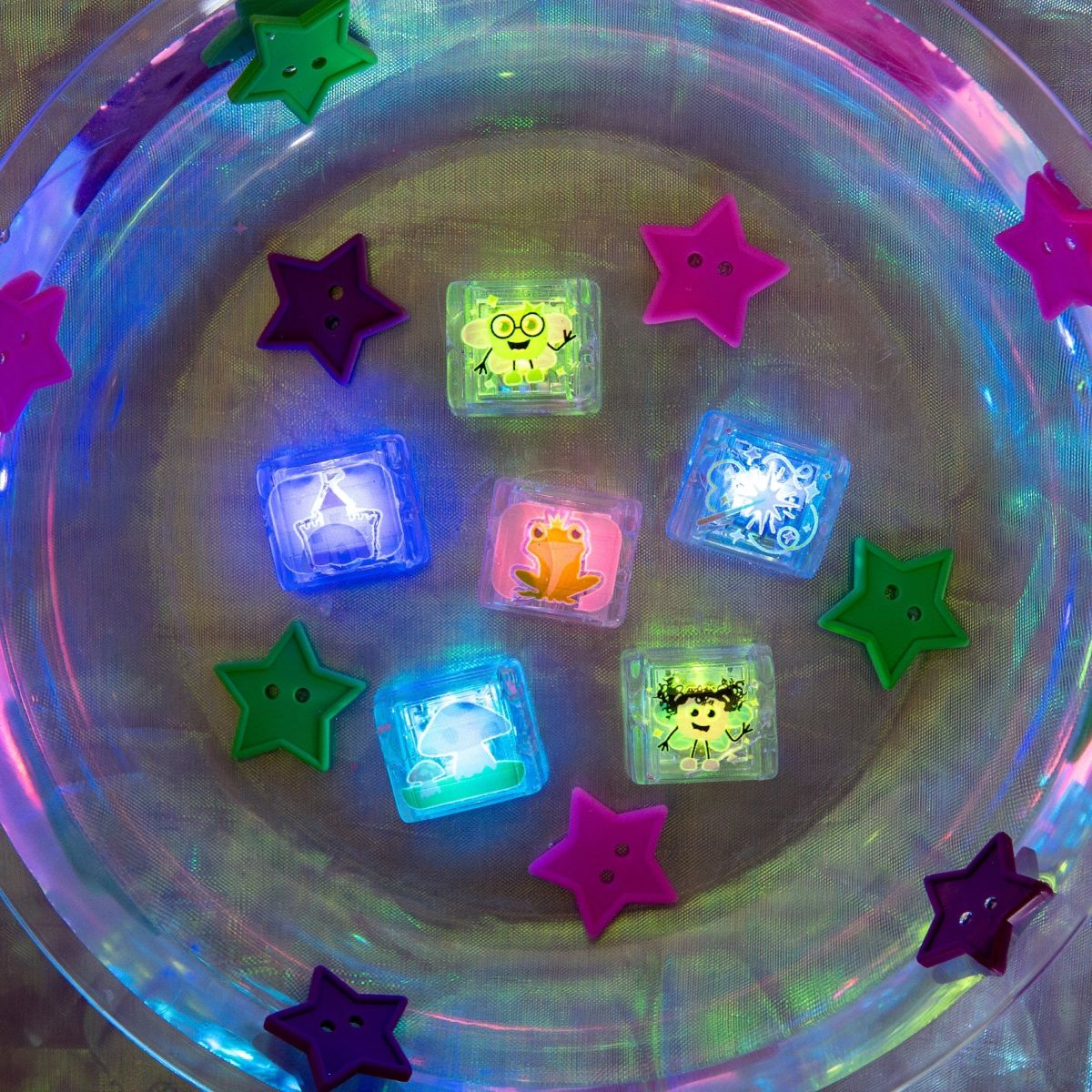 Glo Pals Leuchtende Badewürfel Fantastic Fairies (6er Set)