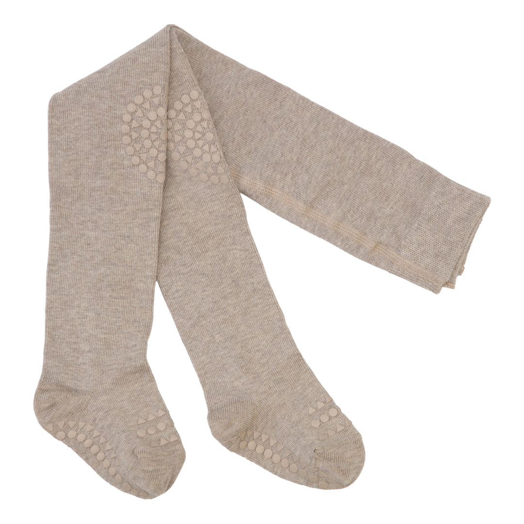 Rutschfeste Krabbelstrumpfhose Bamboo sand Gr. 74-80 - GoBabyGo