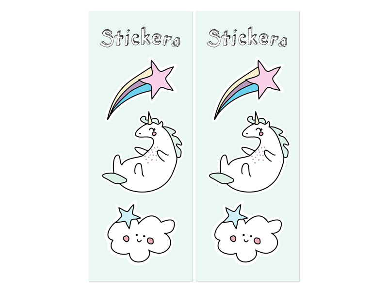 Partytüten Einhorn (6 Stk.) - Party Deco