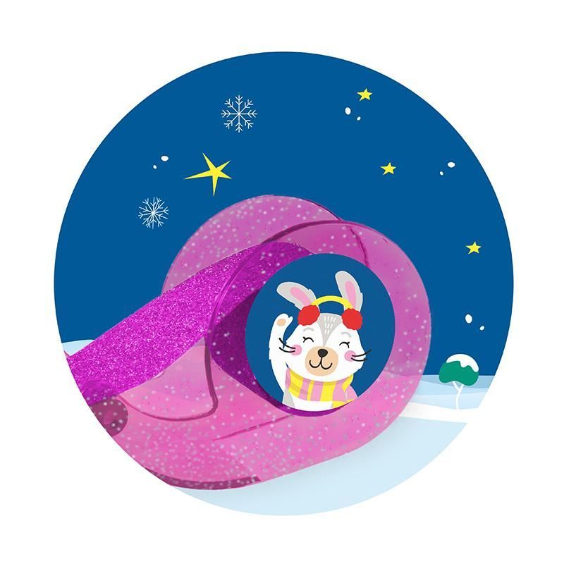 MAGIC MOMENTS SF Glitzer-Tapes Winter inkl. Abroller 6-teilig (verschiedene Designs, 1 Set)