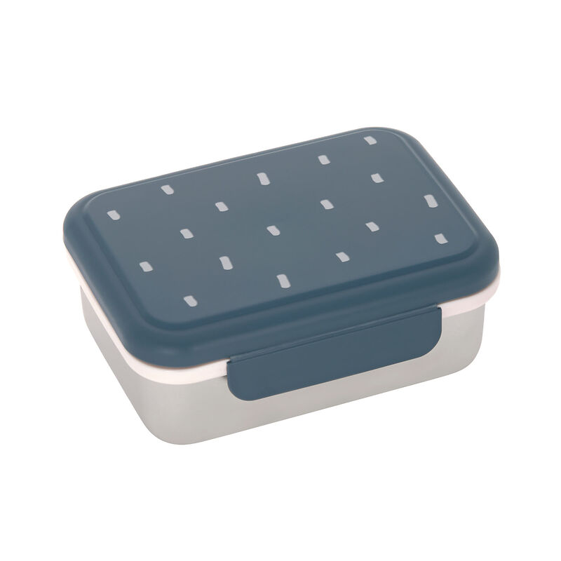 Lunchbox Edelstahl Happy Prints midnight blue - Lässig