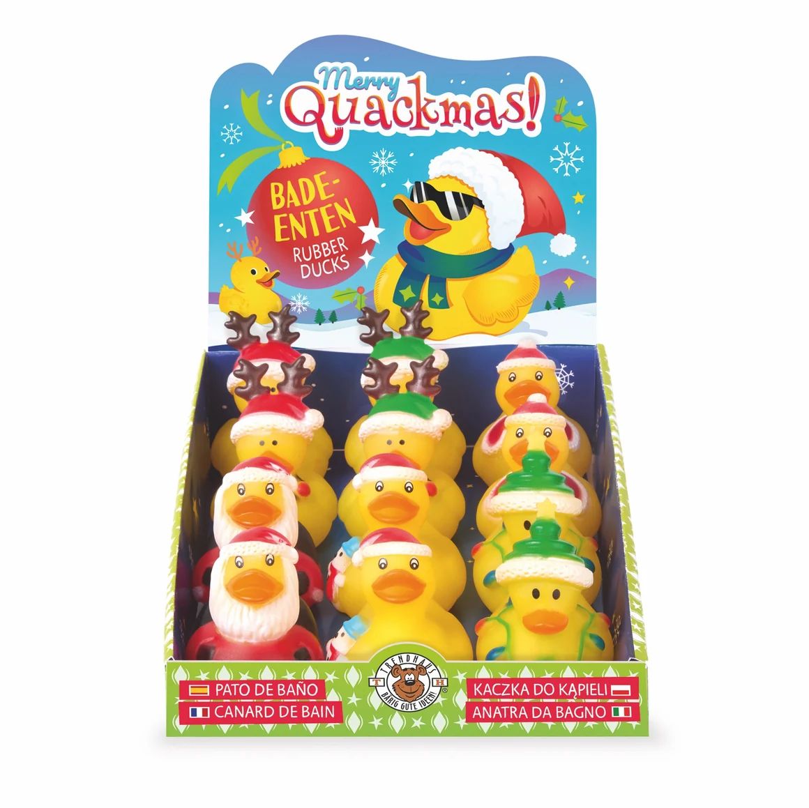 MAGIC MOMENTS Badeente Weihnachten (verschiedene Designs, 1 Stück)