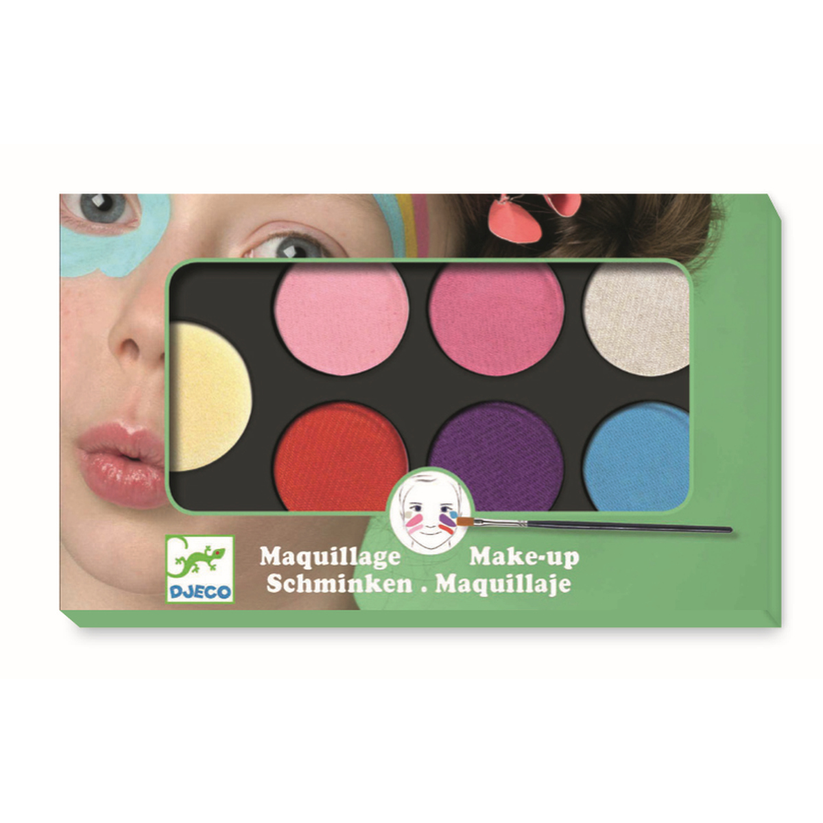 Kinderschminke mit 6 Farben Sweet - DJECO