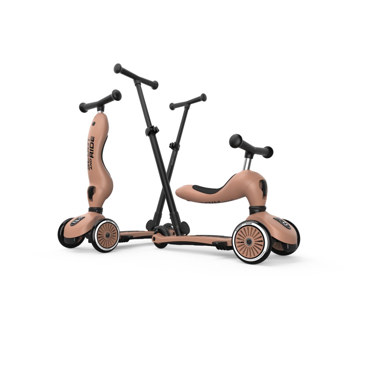 Highway Kick 1 Push and Go mocha - Scoot and Ride