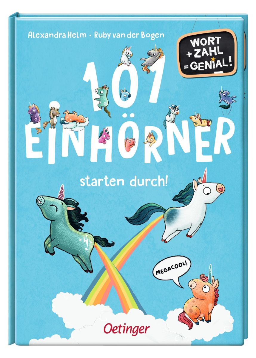 Wort + Zahl = genial! 101 Einhörner starten durch! 6+