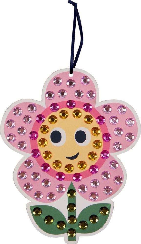 Mein kleines Bastelset: Diamond-Anhänger (Blume/Katze) - Mini-Künstler