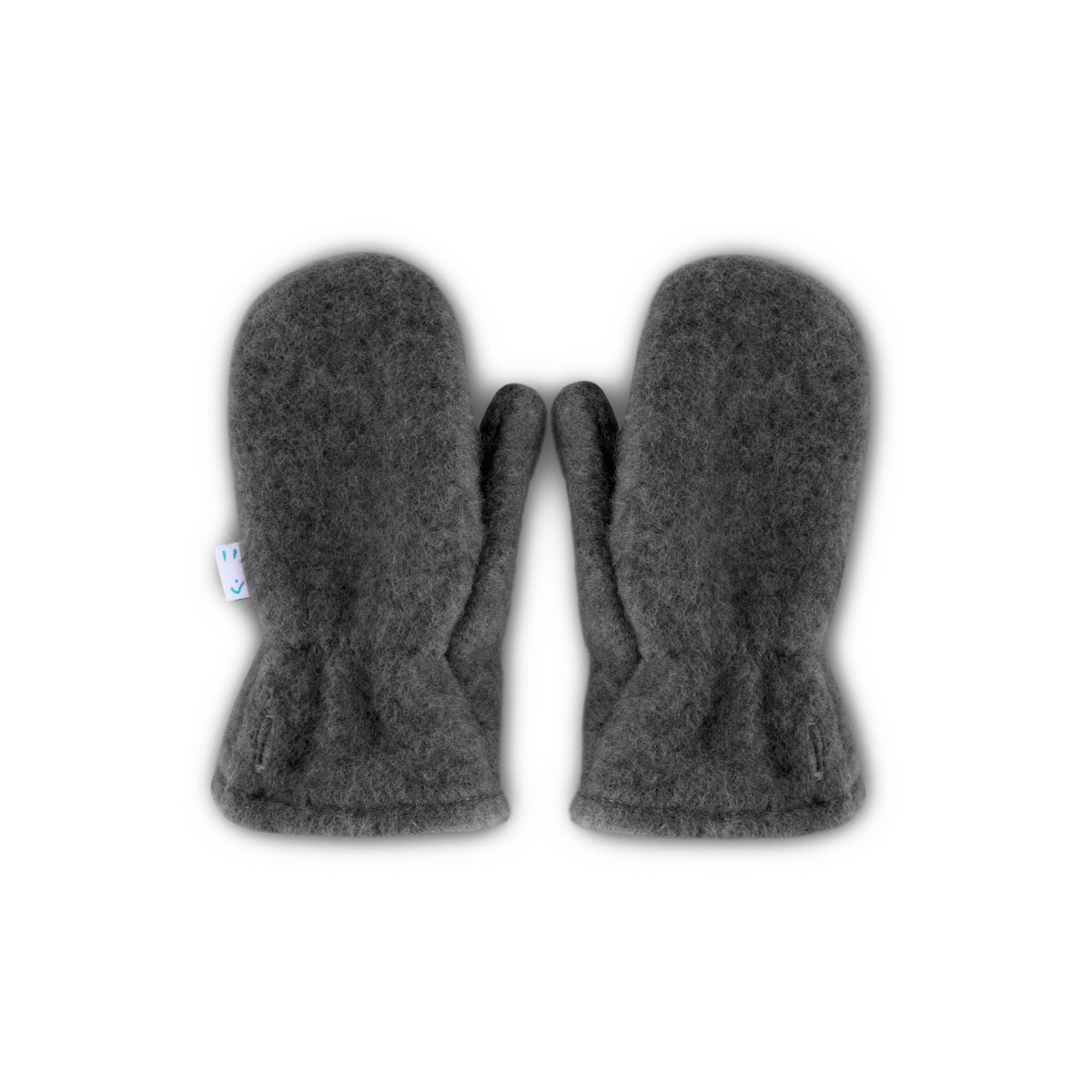 Fäustlinge Woll Fleece anthrazit Gr. 6-12 Mon.