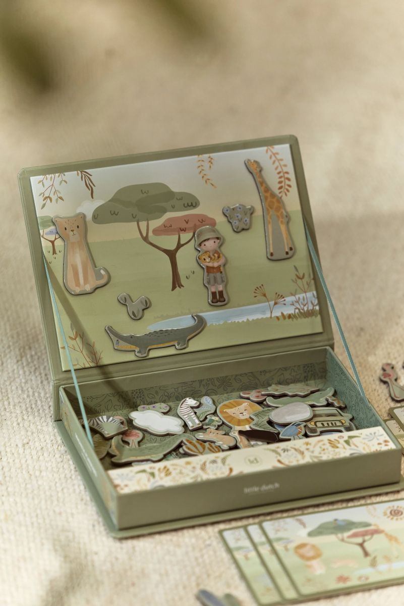 Magnetische Spieltafel Safari Friends - Little Dutch