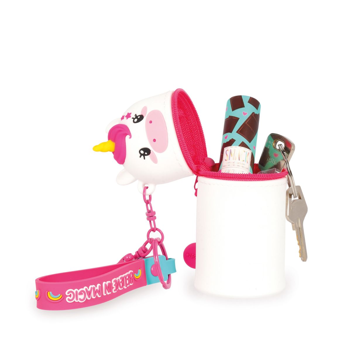 Mini Kawaii Münztasche mit Schlüsselanhänger Einhorn - Legami