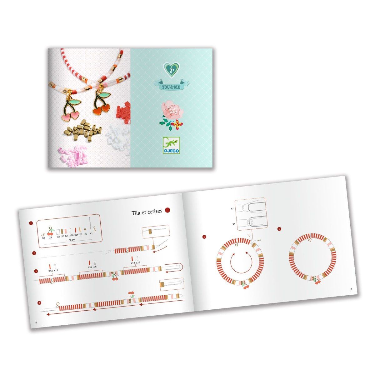 Schmuck basteln: Kirschen - Djeco