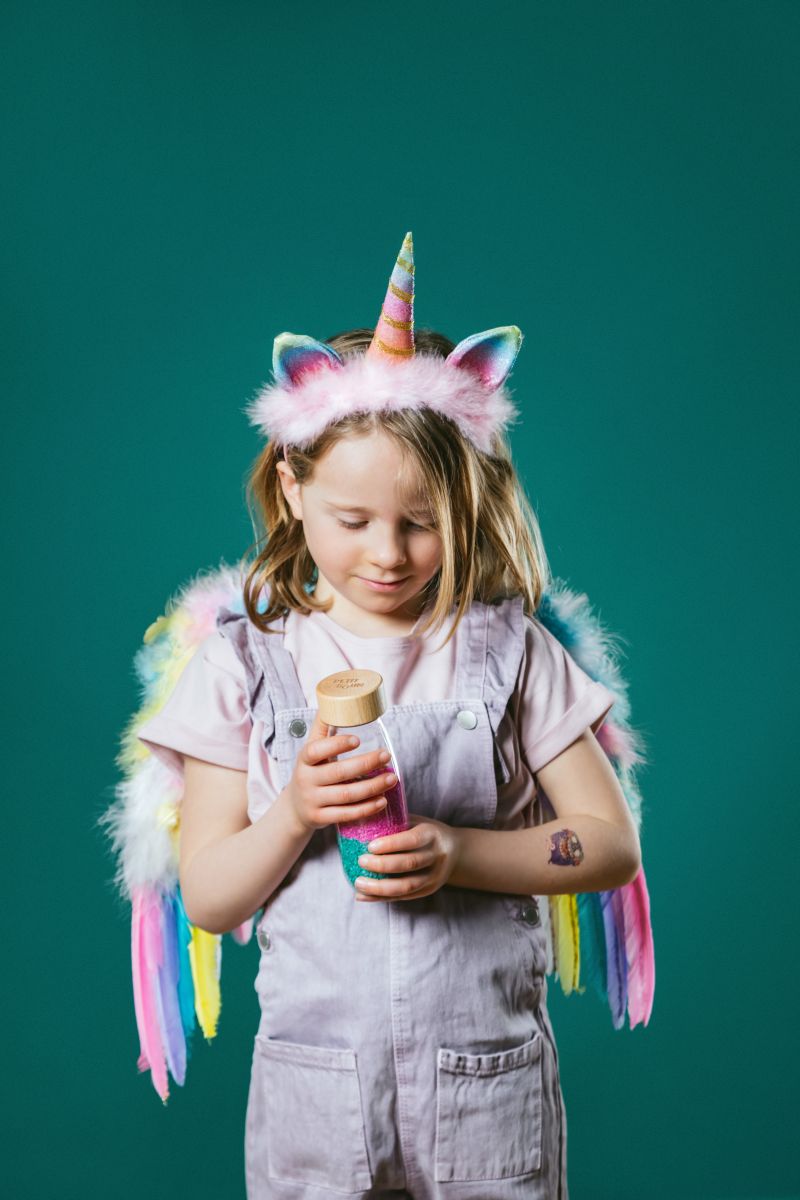 Sensorikflasche "Sound" Einhorn - Petit Boum