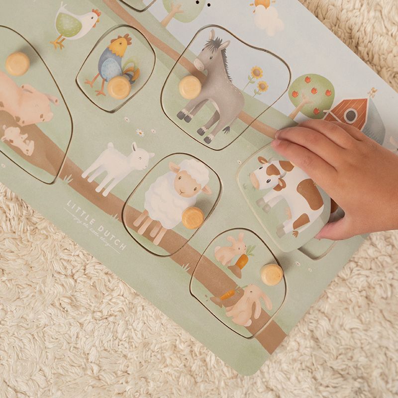 Sound-​Greif-Puzzle Little Farm - Little Dutch