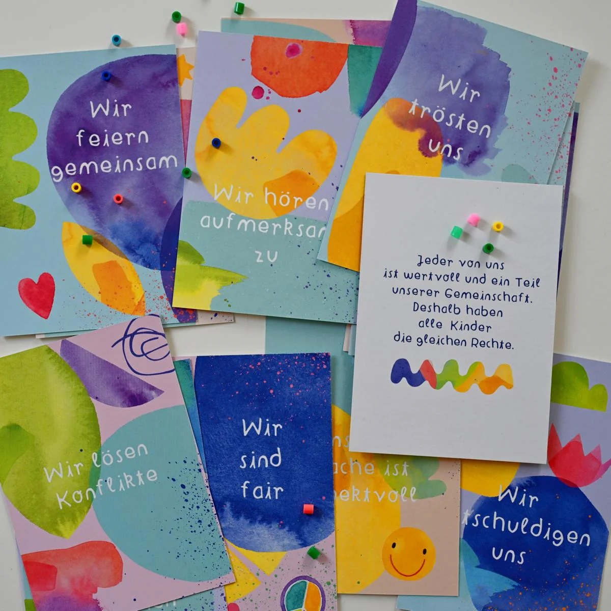 "Zusammen" Affirmationskarten für Gruppen - Frau Ottilie