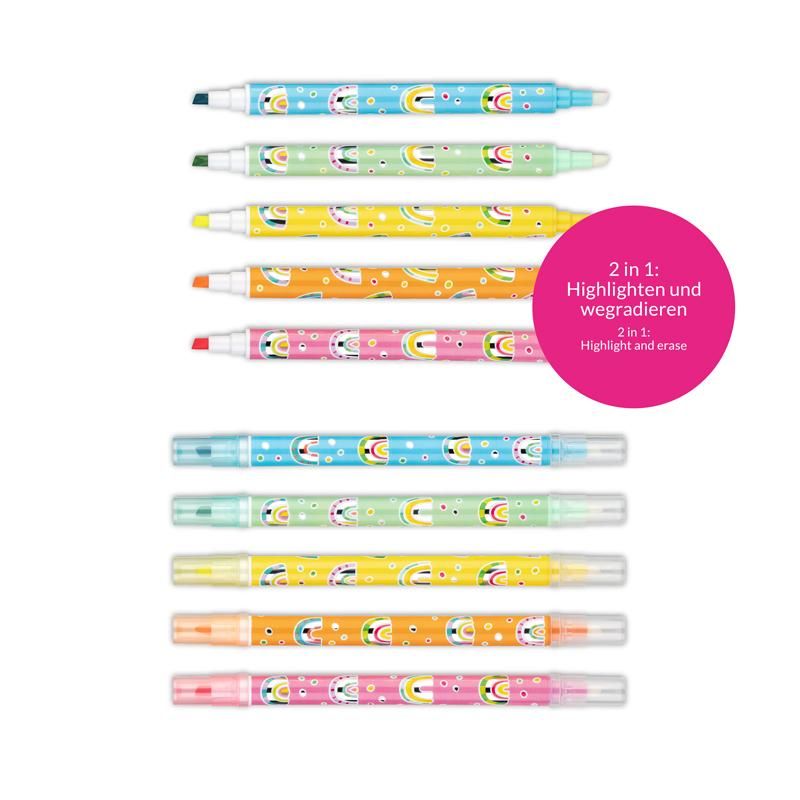GOOD FEELINGS Highlighter radierbar (5er-Set)