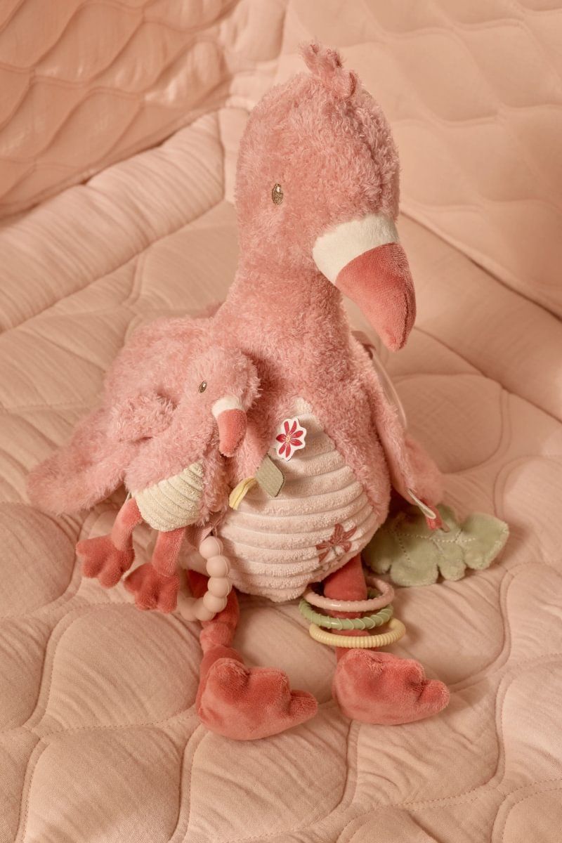 Aktivitäten Kuscheltier Flamingo Safari Friends - Little Dutch