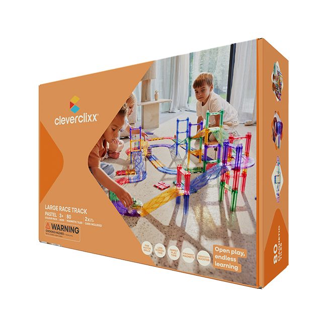 Cleverclixx Large Race Track Pastel (80 Teile)