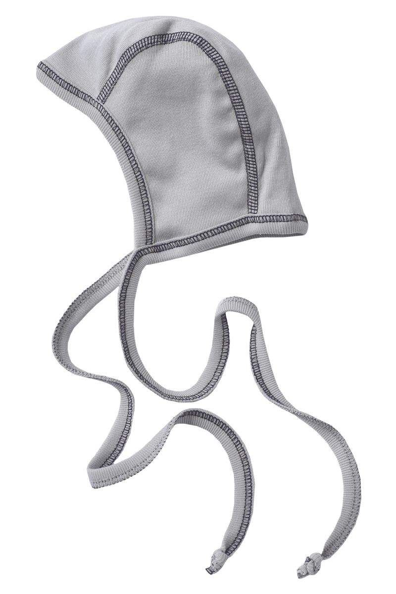 Babyhäubchen silber - 62-68