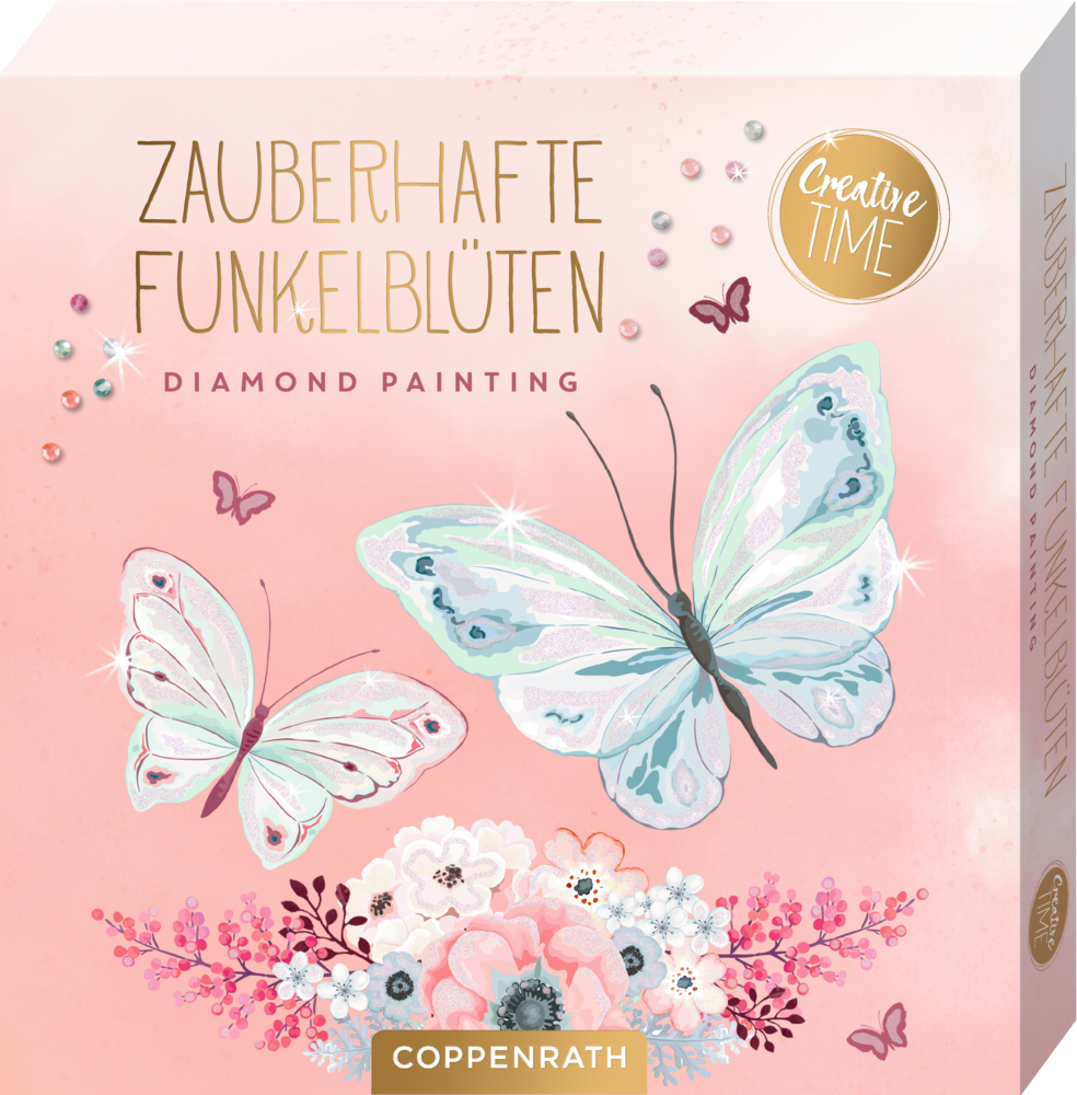 Diamond Painting Zauberhafte Funkelblüten